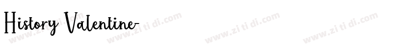 History Valentine字体转换